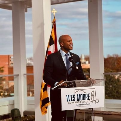 63rd Governor of the state of Marylan
​​Born in Takoma Park, Maryland, on Oct. 15, 1978, to Joy and Westley Moore, Moore’s life took a tragic turn when his fath