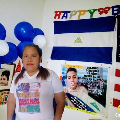 soy Madre de Abril y Madre de Orlandito Cordoba asesinado el 39 de mayo del 2018 en Nicaragua, mi lucha es la exigencia de justicia verdad y memoria por mi hijo