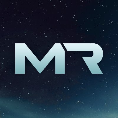 Letter RM Logo With Lightning Icon, Letter Combination Power