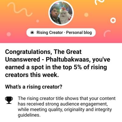 phaltubakwaas's profile picture. Space created to learn, to create, to think