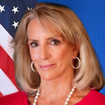Conta oficial da embaixadora dos EUA no Brasil, Elizabeth Frawley Bagley.