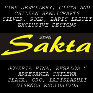 SAKTA con más de 25 años de experiencia se dedica al diseño y elaboración de fina joyería y artesanía chilena.