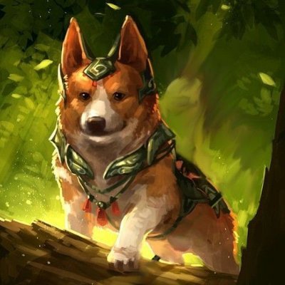 Corgi feérico y Caballero Verde /De cachorro me caí en una marmita de magia de los bosques, y ahora sé hacer cosas que no se que sé hacer / #FantasyRP