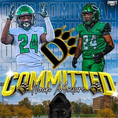RB at Ohio Dominican🟡⚫️ email: noahmcclure05@gmail.com
