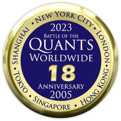 This is the official twitter page for Battle of the Quants. Follow us to get updates on quant articles, events and special offerings in the quant space.