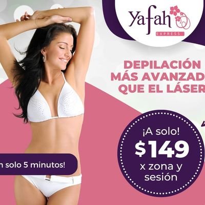 Yafah Express | Depilación más avanzada que el láser a precio accesible❤️
Deseamos verte libre de vellos y que no pierdas el tiempo rasurándote.😘😎