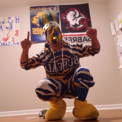 a.k.a. The Sabre King @ Sabres Games High Energy High Spirit Supporting Our Home Teams
Go Sabres Go Bills Go Bisons Go Bandits