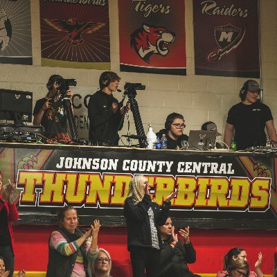 The Johnson County Central Thunderbirds Striv Broadcast Crew.