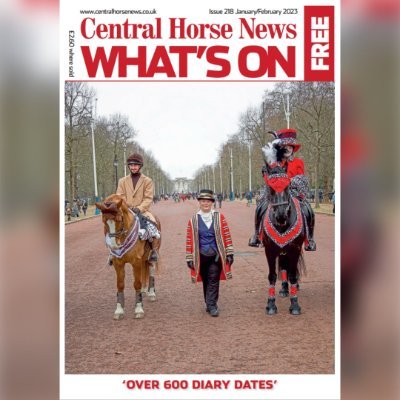 Central Horse News What's On is a free bi-monthly magazine. It is the most comprehensive guide to local horse news in the central counties of England 🐴