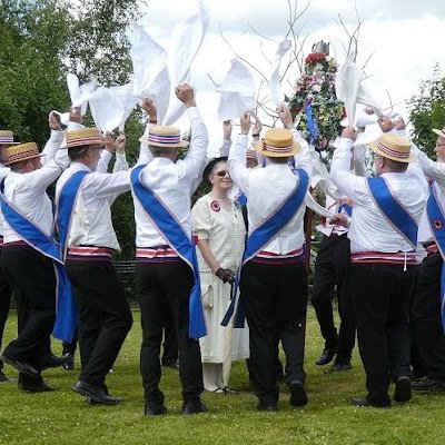 Abram Morris Dancers are a one-day side that has maintained the Abram Dance at the Morris Ground since its revival in 1984. This year is our 40th Anniversary