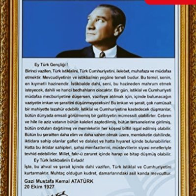 ATATÜRK ‘ün kurduğu Cumhuriyet ‘e sadık ve bağlı kalacağıma and içerim..