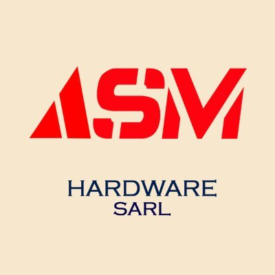 AsmHardwaresarl's profile picture. ASM HARDWARE SARL EST UN MAGASIN DE MATÉRIAUX DE CONSTRUCTION FONDÉ EN 2022, OFFRANT PLUS DE 1000 PRODUITS DONT DES OUTILS À MAIN, DES OUTILS ÉLECTRIQUES,