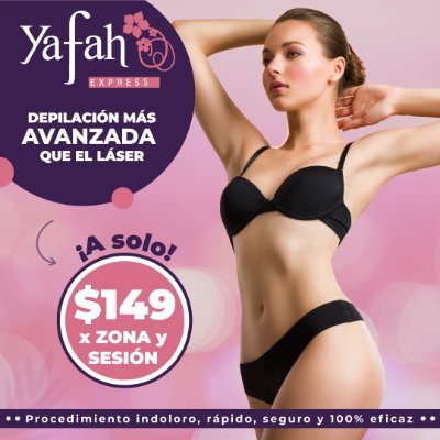 Yafah Express | Depilación más avanzada que el láser a precio accesible❤️
Deseamos verte libre de vellos y que no pierdas el tiempo rasurándote.😘.😎