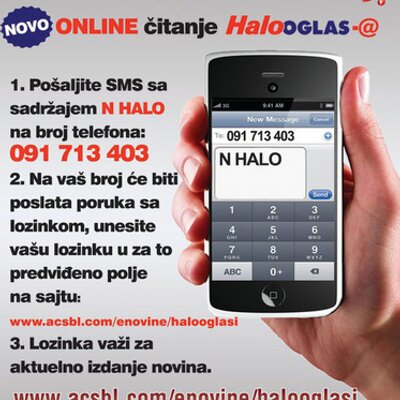 Sms halo oglasi