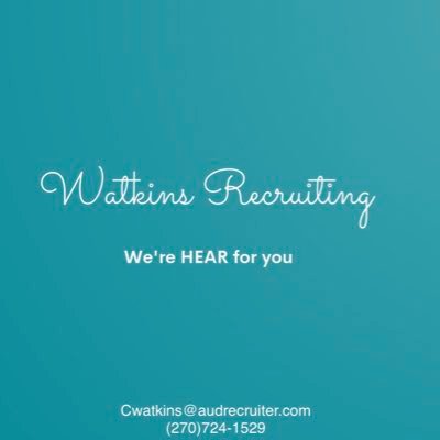 I am a Hearing Instrument Specialist and also a recruiter for Audiologists and Hearing Instrument Specialist. I have been in the Hearing industry for 14 years.