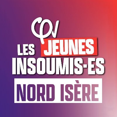 Compte des @InsoumisJeunes du Nord-Isère