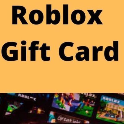 Roblox Gift Card Giveaway Profile
