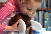 Auti is a cuddly interactive toy developed especially for children with autism. He responds to positive behaviour, improving social skills and interaction.