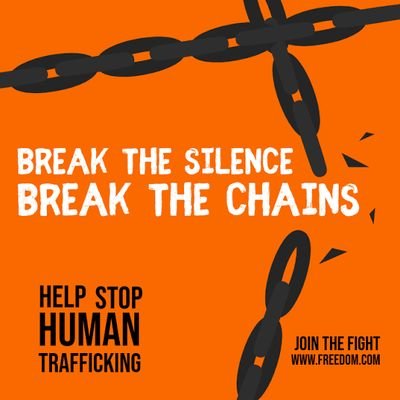 Humans are not for sale, Migration Expert, raising awareness on Anti-Human Trafficking & Migrant Smuggling.