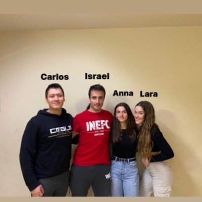 8B_Cafers's profile picture. Benvinguts al nostre twitter! Som el grup de Cafers! L'Israel, Carlos, Lara i l'Anna. Tenim moltes ganes d'assolir els reptes de l'assigantura de Programació!