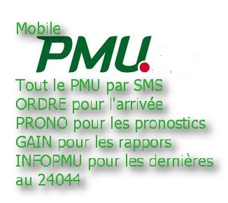 votre #passion pour les #courses , partout et tout le temps. #ARRIVEE #COMMENTAIRES #RESULTATS #RAPPORTS #PRONOSTICS #SVA #PMU par #SMS #MOBILE #WEB et #PAPIER