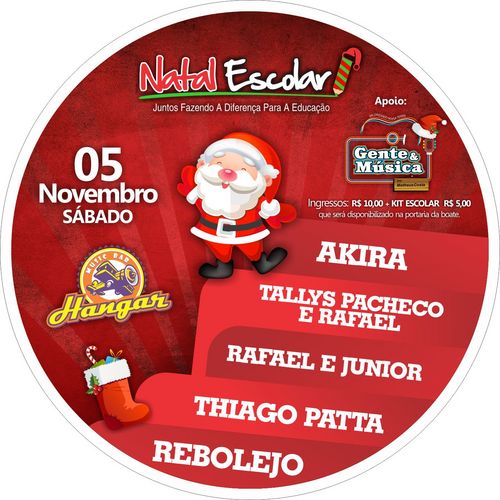 PROJETO NATAL ESCOLAR -Vamos juntos fazer a DIFERENÇA apoiando a educação e a cultura das futuras GERAÇÕES.Apoio @GenteeMusicaTv , @CampoNegocio e amigos!