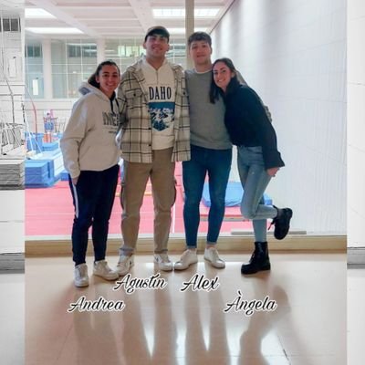 InefosProgramm4's profile picture. Som l'Alex, l'Agustín, l'Andrea i l'Àngela alumnes de 2n de carrera de l'INEFC  de Barcelona. Som un grup molt motivat i ambiciós en adquirir nous coneixements.