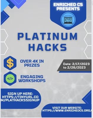 Our goal is to encourage innovation and educate computer science skills to middle school students. We welcome new participants to our weekend-long competition🤩