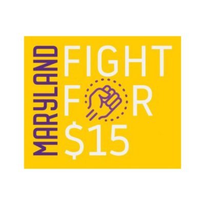Fightfor15MD's profile picture. This is the NEW 2023 #Fightfor15 Maryland account! We're working to raise Maryland's minimum wage to $15 per hour by July 1, 2023.