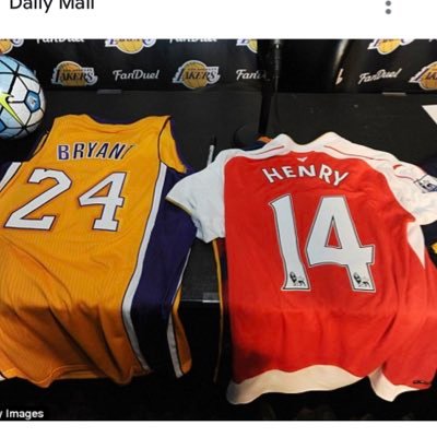 @Arsenal | @Lakers