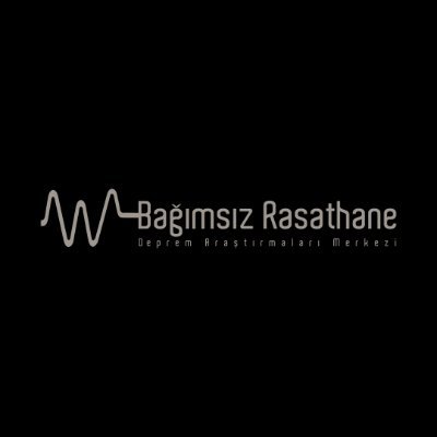 Bağımsız Rasathane Twitter Hesabıdır. • Independent Observatory Official Twitter Account. • Earthquake Research and Prediction Center • Founder: @murazacar