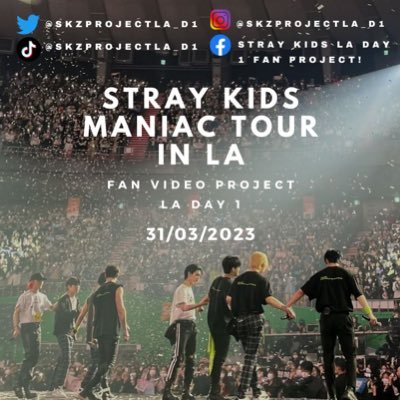Hi Stays we are planning a video project for the guys on the La show day 1 we would love everybody to be part of it from Stays to Stray kids