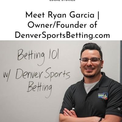 Born and raised in Colorado 🗻🗻

Owner & Founder @bettingdenver Checkout our sports betting radio show on 98.1FM and @bettingdenver Mon-Fri from 3-4 pm mst
