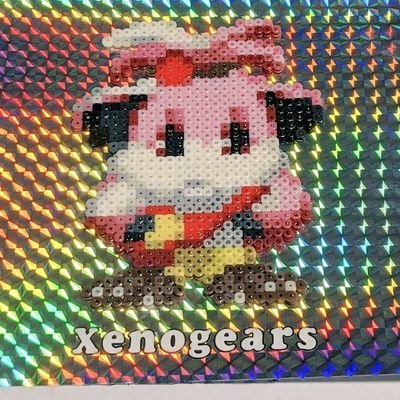 ゼノギアス最愛な日常多めのスクウェア信者趣味アカ レトロゲー ドット絵 モーグリ アイロンビーズ 吉田明彦 FF/T サガ ワイルドカード Alphonse Mucha 他多数  無言フォロー／解除は気にしません！たまに絵も描きます