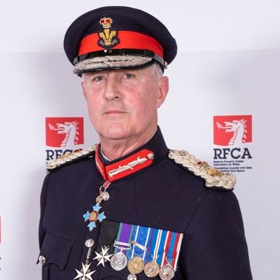 Brigadier Robert Aitken, The King’s Lord Lieutenant for the County of Gwent - the Office of the Lieutenancy is overseen by @paulmatthews67 @cathsaunders15