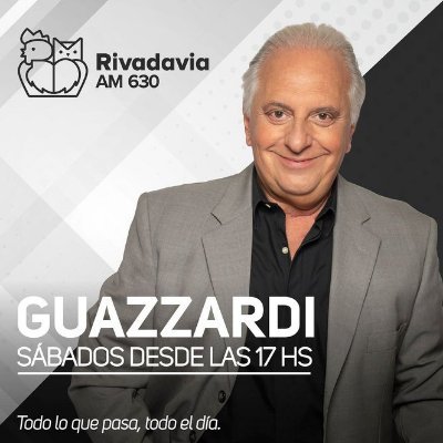 Conductor, locutor y periodista.
* El Sillón de Rivadavia, sábados de 17 a 19 hs por @Rivadavia630
* Intimo y Personal, sábados 21.30 hs por #CanalMetro.