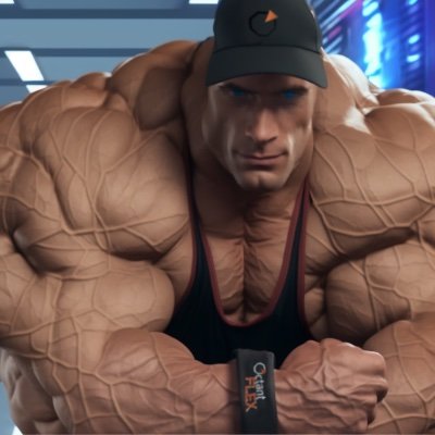 Huge morphed hyper muscle men. Also on 🦋 https://t.co/8zKEwXiKBO ;)