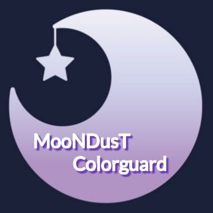 MooNDusTCG's profile picture. MooNDusT Colorguard✨
 2020年発足。
大阪中心に活動している社会人のカラーガードチーム

『MooNDusT　Colorguard』
(ムーンダスト カラーガード)です🌟

見学希望やお問い合わせはDMまでお願いします✉️