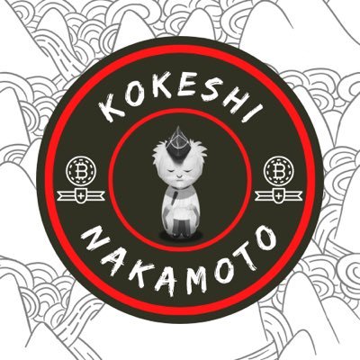 Kokeshinakamoto's profile picture. The childhood toys of Satoshi Nakamoto 98 inscribed on the Bitcoin blockchain. Inscription numbers 8612 - 10220. 77 are sub 10k.