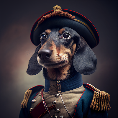 We specialise in wall art of dogs! Portraits of pups as royals, cowboys and in military uniforms, we have unique prints available on posters and canvas.