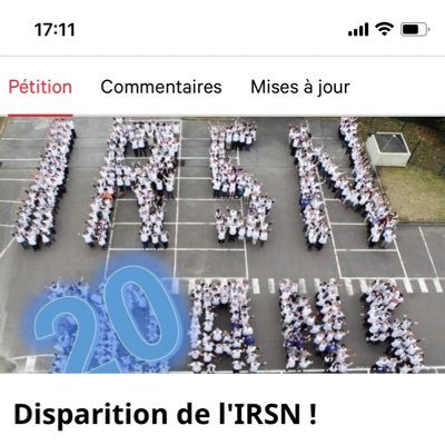 J’aime Mon IRSN Profile