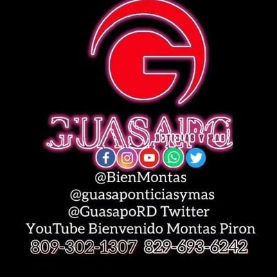 Figura Pública
Periodista 
programas 
Tribuna Fronteriza
Instagram 
@BienvMontas 
@guasaponoticiasymas

Facebook
Guasapo Noticias y Mas

829-693-6242