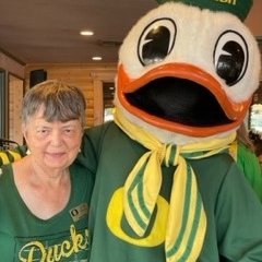 Big sports fan of Oregon University and member of Daisy Ducks