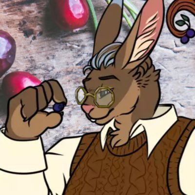 Snac_King's profile picture. he/him/his. 33. 🏳️‍🌈 pro snack and tummy librarian. 🍩🍕 bunny boi 🐰 weak to donuts and blueberries. 💙 PFP by the very talented @twio_art