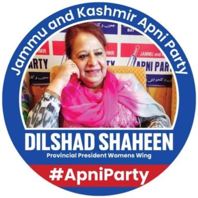 Ex Special Secretary Home, Former Member State Human Rights Commission JK, Provincial President Women Wing @ApniPartyOnline
