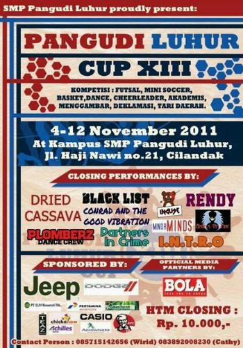 Ini adalah account resmi Pangudi Luhur Cup XIII | “PUT YOUR GAME FACE ON!”