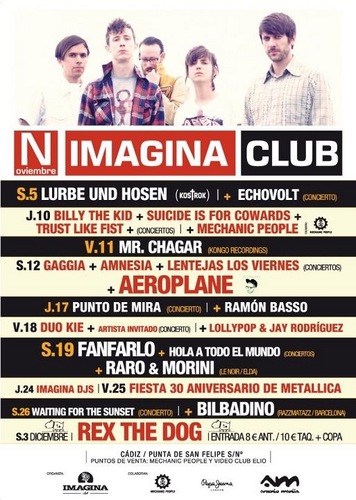 Imagina es un espacio multicultiral ubicado en la ciudad de cadiz, es una terraza de verano,es un club,es una sala de conciertos,es todo lo que puedas imaginar