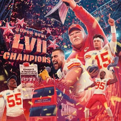 3X Super Bowl Champions lV🏆 LIV🏆 LVII🏆 #CHIEFSKINGDOM