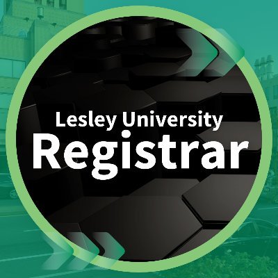 Registrar's Office for @lesley_u. Our goal is to support YOU... from your first day of class to your walk across the graduation stage.