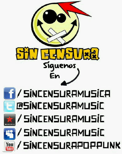 sincensuramusic's profile picture. Una de las bandas más influyendes del rock colombiano. Síguenos también en: @Alejovalenciasc @Davidhurtadosc @Afarbelaez